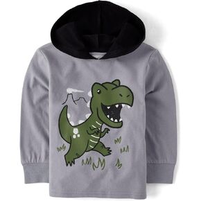 The Children's Place baby boys Long Sleeve Shirt with Hood