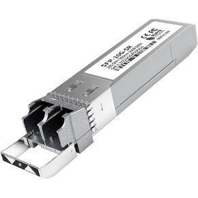 10Pack 10GBase-SR SFP+ Module, Multi-Mode LC Ethernet Transceiver, 10G 850nm MMF up to 400m, Compatible with Cisco SFP-10G-SR, Meraki, Ubiquiti UF-MM-10G, Mikrotik, Netgear, TP-Link, Aruba and More