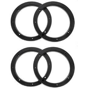 Mobestech 2 Pairs Car Speaker Spacer Adapter Sturdy Speaker Mount Bracket Ring Useful Speaker Adapter Auto Speaker Ring for Car (4 Inch)