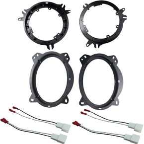 Speaker Spacer for Toyota Lexus Scion Subaru 6" to 6-3/4" + 6" x 9" Adapter with Wiring Harness (6" to 6-3/4")