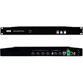 BXB HDR-731 Streaming Media Player Live Streaming Switcher Converter with 4 Inputs 2 Outputs HDMI 1080p 60 Live Stream Broadcast for Facebook, YouTube, Twitch