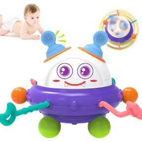 Montessori Busy Cube for Toddlers,Car Travel Toys Busy Board Activity Cube,Kids Educational Birthday Gifts Sensory Baby Toys 18+ Months (Decahedron)