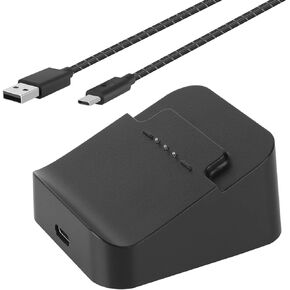 Charging Station Dock & Charging Cable Cord for Xbox Elite Wireless Controller Series 2, Charging Set for Xbox One Elite 2 Controller (Black)