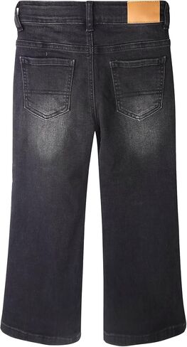 KIDSCOOL SPACE Girls Jeans, 12M-13T Wide Size Range Wide-leg Flared Stretchy Denim Pants in Saudi Arabia