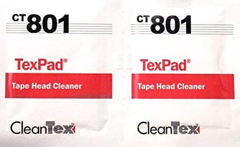 Texpad Tape Head Cleaner Pads, Carton of 250 Pads (CT801Z) | Safely Cleans Sensitive Components | Non-Abrasive and Lint-Free Wipes | Single-Use Pre-Saturated Formula | 250 Per Box in Kuwait