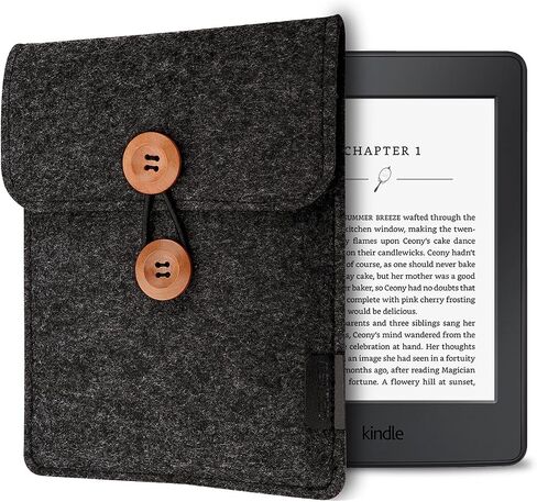 WALNEW Soft Sleeve for 6" Kindle-Sleeve Bag for Kindle 2019/ Kindle 4/5/Kindle Touch/Kindle Paperwhite/Kindle Paperwhite 10th/Kindle Voyage Protective Pouch,Gray in Saudi Arabia
