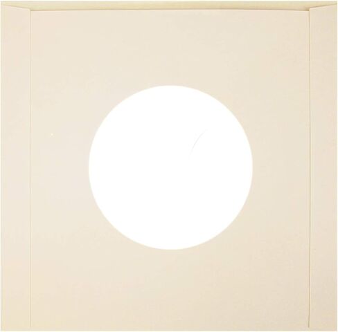 (25) 7" 45rpm Ivory Vinyl Record Inner Sleeves - Archival Quality, Super Heavyweight 29# Paper with Hole - 07IWIV in Saudi Arabia