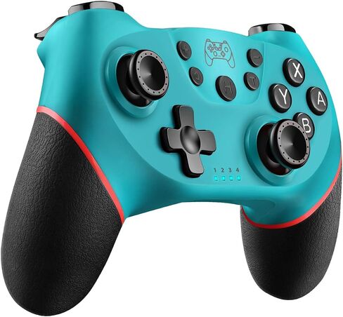 Diswoe Upgraded Wireless Controller for Switch/Lite/OLED Pro Controller for Switch Remote Joystick Gamepad Supports Wake up, Gyro Axis, Turbo, Dual Vibration and Screenshot Function in Saudi Arabia