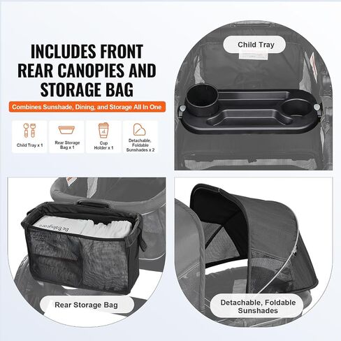 VEVOR All-Terrain Stroller Wagon in Saudi Arabia