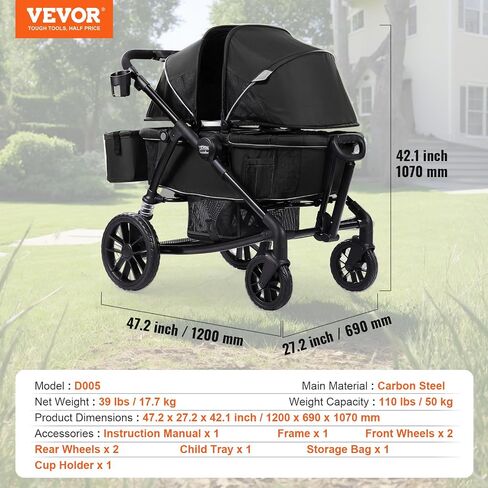 VEVOR All-Terrain Stroller Wagon in Saudi Arabia