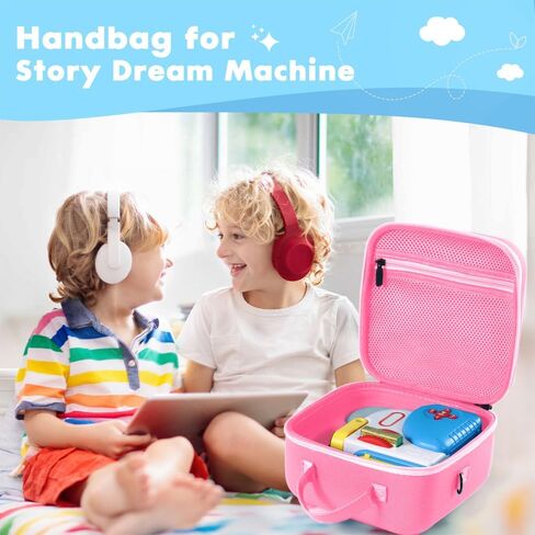 حقيبة حمل متوافقة مع Little Tikes Story Dream Machine، حقيبة تخزين محمولة للكتب والشخصيات وغيرها من الملحقات - مناسبة للسفر والتخزين المنزلي (أزرق) in Kuwait