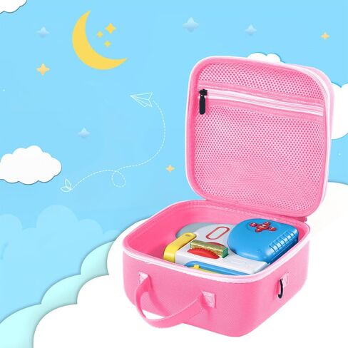 حقيبة حمل متوافقة مع Little Tikes Story Dream Machine، حقيبة تخزين محمولة للكتب والشخصيات وغيرها من الملحقات - مناسبة للسفر والتخزين المنزلي (أزرق) in Kuwait