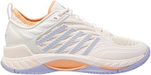 حذاء التنس Hypercourt Supreme 2 للسيدات من K-Swiss (رمادي بنفسجي/أبيض/أخضر ليموني) in Kuwait