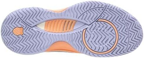 حذاء التنس Hypercourt Supreme 2 للسيدات من K-Swiss (رمادي بنفسجي/أبيض/أخضر ليموني) in Kuwait