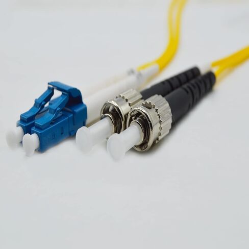 FCD - 1M OS2 LC ST Fiber Patch Cable | 10Gb Duplex 9/125 LC to ST Singlemode Jumper 1 Meter (3.28ft) | 1gb 10gb smf UPC sfp 10gbase sm PVC ofnr lc-st in Saudi Arabia