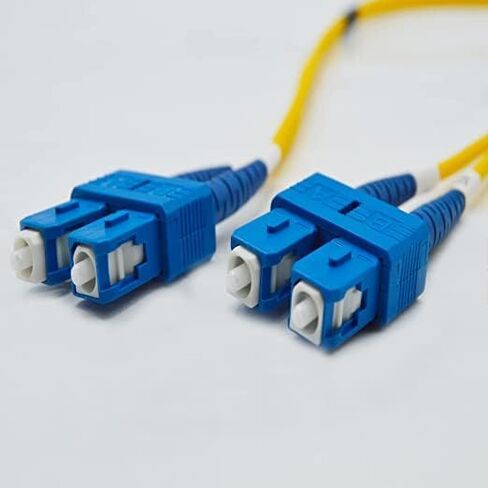 FCD - 1M OS2 LC ST Fiber Patch Cable | 10Gb Duplex 9/125 LC to ST Singlemode Jumper 1 Meter (3.28ft) | 1gb 10gb smf UPC sfp 10gbase sm PVC ofnr lc-st in Saudi Arabia