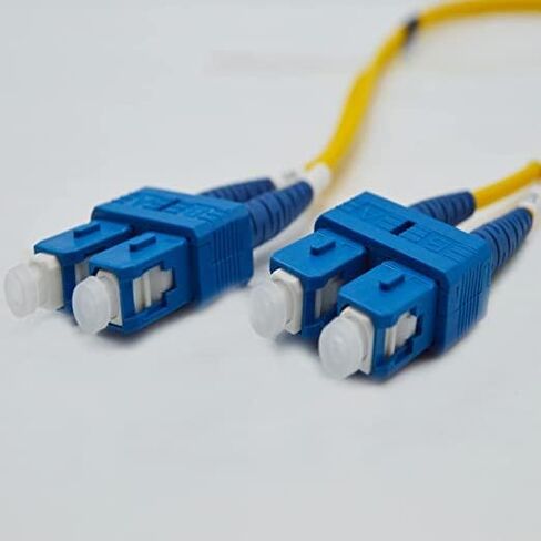 FCD - 1M OS2 LC ST Fiber Patch Cable | 10Gb Duplex 9/125 LC to ST Singlemode Jumper 1 Meter (3.28ft) | 1gb 10gb smf UPC sfp 10gbase sm PVC ofnr lc-st in Saudi Arabia