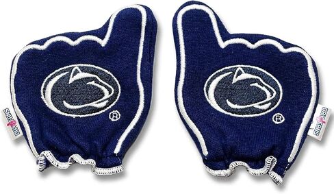Day1Fans Officially-licensed Protective Baby Mittens (Penn State Navy, 0-3 Months, Penn State Nittany Lions) in Saudi Arabia