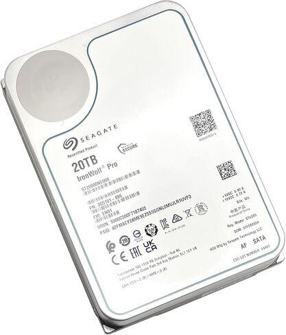 Seagate ST20000NE000 IronWolf Pro 20TB NAS Internal Hard Drive HDD – CMR 3.5 Inch SATA 6Gb/s 7200 RPM (Renewed) in Saudi Arabia