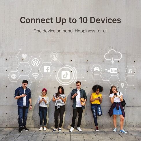 GlocalMe U3 Mobile Hotspot Device with US 10GB Data 30 Days, Wireless Portable WiFi for Local Global Travel in 200+ Countries, No SIM Card Needed, Smart Local Network Auto-Selection, Pocket WiFi in Saudi Arabia