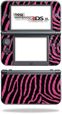 MightySkins Carbon Fiber Skin for Nintendo New 3DS XL (2015) - Albino Python | Protective, Durable Textured Carbon Fiber Finish | Easy to Apply, Remove, and Change Styles | Made in The USA in Saudi Arabia