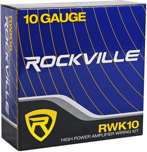 مجموعة تركيب Rockville RWK21 بمقياس 2 أمبير ANL فيوز حامل 100% نحاس RCA، أسود in Kuwait