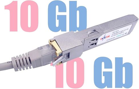 Elfcam® - 10G SFP+ Transceiver Module with RJ45 Port, 10Gb SFP+ Module 10Gbase-T-30m in Saudi Arabia