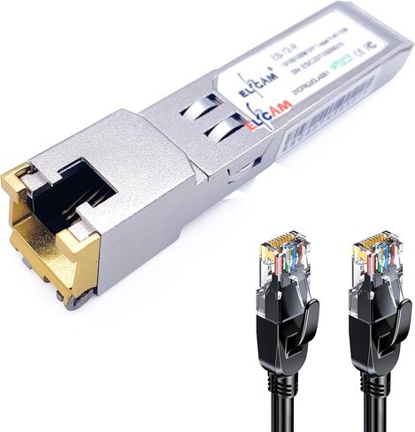 Elfcam® - 10G SFP+ Transceiver Module with RJ45 Port, 10Gb SFP+ Module 10Gbase-T-30m in Saudi Arabia