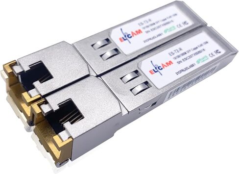 Elfcam® - 10G SFP+ Transceiver Module with RJ45 Port, 10Gb SFP+ Module 10Gbase-T-30m in Saudi Arabia