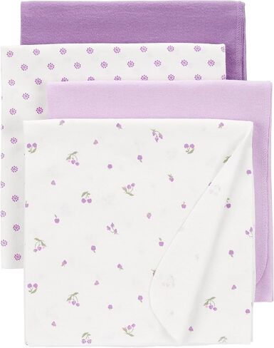 Carter's Baby 4-Pack Receiving Blankets (Purple) in Saudi Arabia
