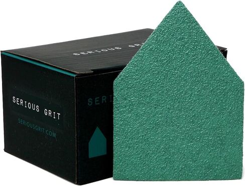 90mm x 65mm Triangle Sanding Sheet Assortment - Fits Milwaukee M12 FUEL™ Sanders - 80, 120, 150, 180, 220 Grit (10 of each) - Heavy-Duty Hook & Loop Film Sandpaper Pads - 50 Pack Box in Saudi Arabia