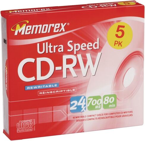 MEM03426 - أقراص Memorex CD-RW in Kuwait