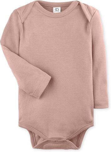 مجموعة ملابس عضوية ملونة مكونة من قطعتين - أحمر الخدود - 6-12 شهرًا in Kuwait