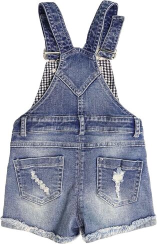 KIDSCOOL SPACE Baby Girls Denim Shorts,Toddler Little Boys Soft Jeans Summer Shortalls in Saudi Arabia