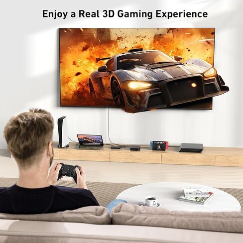 محول يوني HDMI 5 في 1 خارج 4K@60 هرتز، محول مقسم HDMI مع جهاز تحكم عن بعد، 5 منافذ HDMI 2.0 صندوق مقسم يدعم 3D، HDCP2.2، HDR متوافق مع الكمبيوتر المحمول، PS5/4، Xbox، Roku TV، Fire Stick in Kuwait