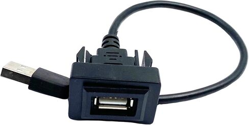 2 قطعة ذكر إلى أنثى USB ميناء السيارة محول القابس الطاقة ، 34*23 مللي متر ساحة سيارة داش ميناء لتويوتا كامري RAV4 كورولا in Saudi Arabia