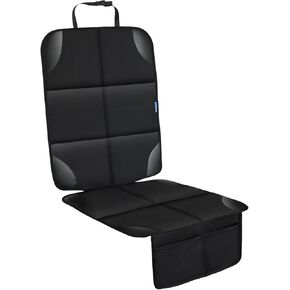 Car Seat Protector for Child, Baby, Pets - Thickest Padding, Waterproof Durable 600D Fabric Car Seat Cushion, Non-Slip Padded Backing Mesh Pockets for Kids (2 Seat Protector)