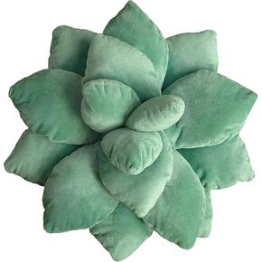SecretCastle Succulent Pillow Leaf Pillow,Decorative Throw Pillow,Lifelike Leaf Gifts for Friends Family and Pets (S(9.8''), Coforful (Very beautiful))