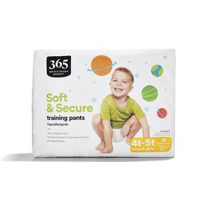 365 by Whole Foods Market, Unisex 4T-5T Training Pants, 18 Count