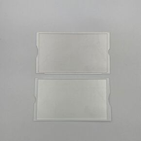 Glass Plastic Lens Mirror Cover Replacment for PSP 2000 PSP 3000 Screen Front Lens Protector Cover Lens/Clear (Glass)