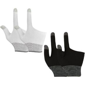 BESPORTBLE 2 Pairs Game Gloves Finger Gloves for Gaming Finger Gloves for Game Finger Sleeve Gamer Glove Touchscreen Gaming Gloves Mobile Gaming Gloves Breathable Thumb Sleeve Nylon