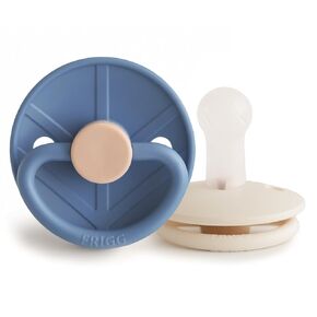 FRIGG Little Viking SilkySoft Silicone Baby Pacifier 2-Pack | Made in Denmark | BPA-Free (Sage/Olive, 6-18 Months)