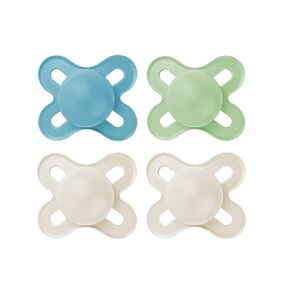 MAM Original Start Matte Newborn Baby Pacifier, Best Pacifier for Breastfed Babies, Sterilizer Case, Girl, 0-3 Months (Pack of 2)