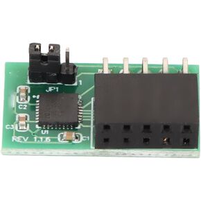 TPM 2.0 Module, 10Pin SPI TPM 2.0 Module, Interface Vertical Stable High Safety 9670 Chipset 10Pin SPI Module for SuperMicro AOM TPM 9670V S