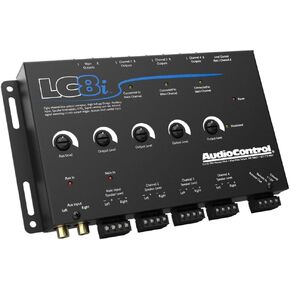AudioControl LC8i Black Eight Channel Line Output Converter with Auxiliary Input