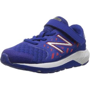 New Balance Kid's FuelCore Urge V2 Running Shoe, Blue/Red, 2 Extra Wide US Infant