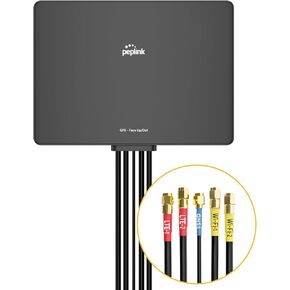 Peplink Slim 40G Antenna – 5G & LTE Ultra-Wideband (600-6000MHz), Omni-Directional MIMO, Durable Low-Profile, Easy Install for RVs, Outdoors, Home/Office