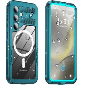 for Samsung Galaxy S23 Ultra Case Waterproof, [IP68 Underwater] [12FT Military Shockproof][Dust Proof], Built-in Screen & Lens Protector, Full Body Protection for S23 Ultra 6.8", Black