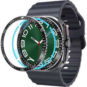 Spigen Bezel Tune Designed For Samsung Galaxy Watch Ultra 47mm Bezel Ring Protector Bezel Ring Adhesive Cover (2024) - Black