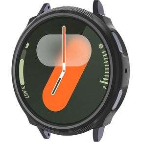 Spigen Liquid Air Designed for Samsung Galaxy Watch 7 40mm Case Flexible Lightweight TPU Case for Galaxy Watch 7 40mm (2024) - Matte Black